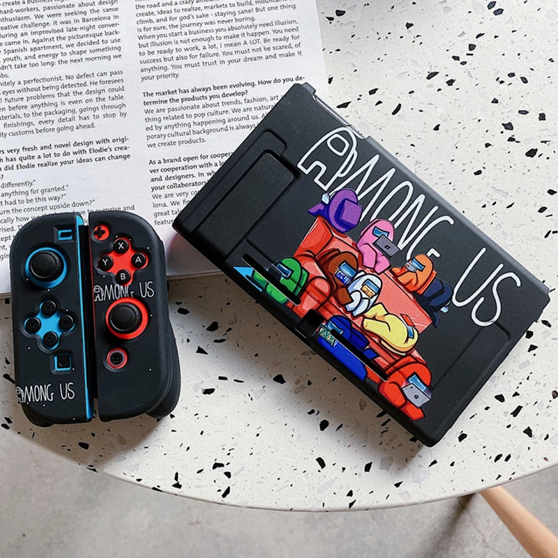 

Among Us Switch Protection Case NS Joycon Controller Cover Sleeve Game Housing Protective Shell For Nintendo Switch Accessories