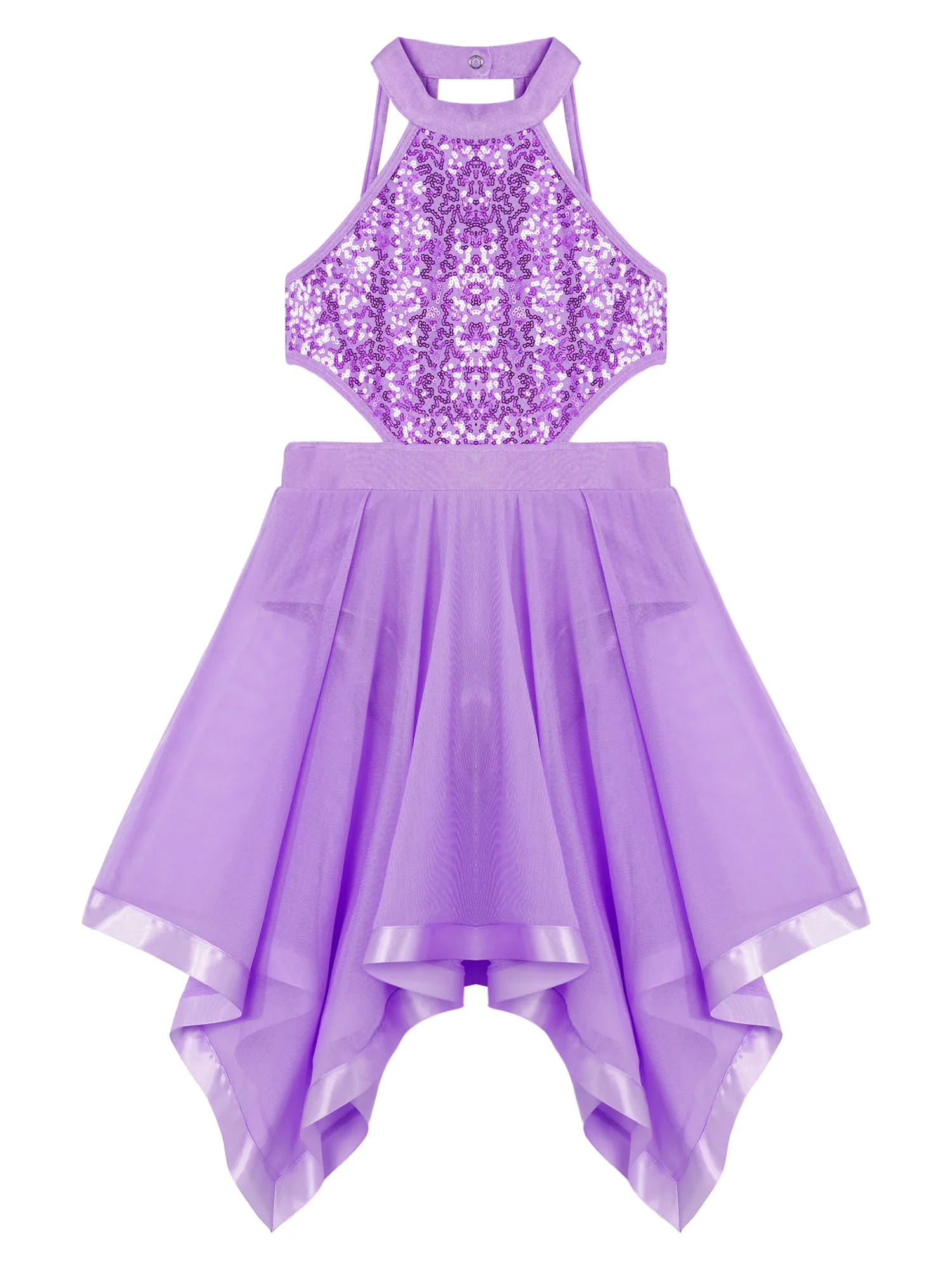 Детское балетное платье с блестками для девочек сказочный костюм балерины