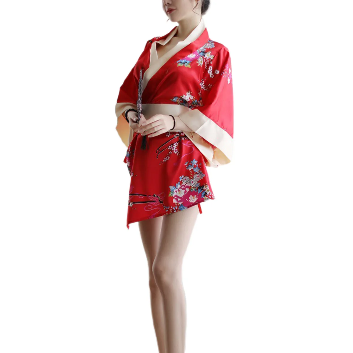 Для женщин японские кимоно Сексуальное белье сексуальное нижнее костюм Косплэй