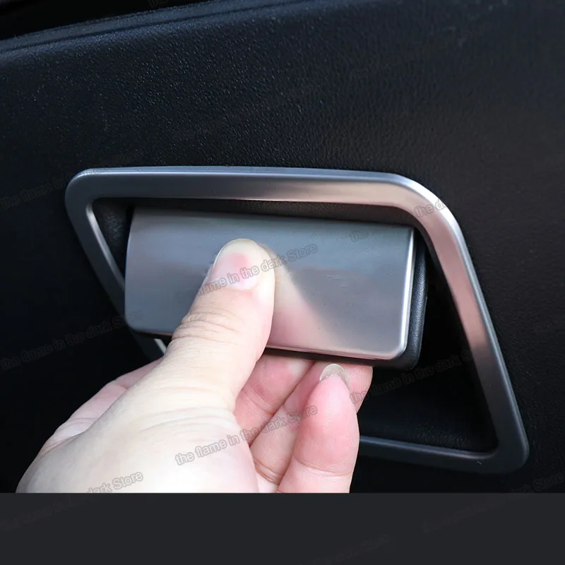 Lsrtw2017 Car Co Pilot Storage Glove Box Switch Handle Trim for Buick Regal Opel Insignia 2017 2018 2019 2020 2021 Accessories