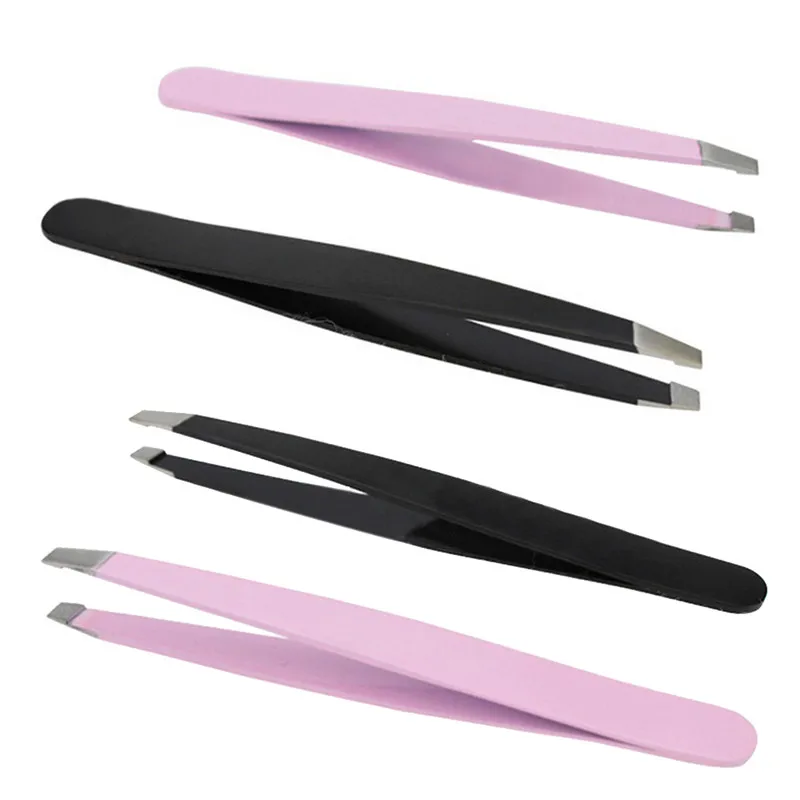 

Professional Eyebrow Tweezers Women Hair Removal Stainless Steel Beauty Slant Tip Eyebrow Clip Makeup Tool