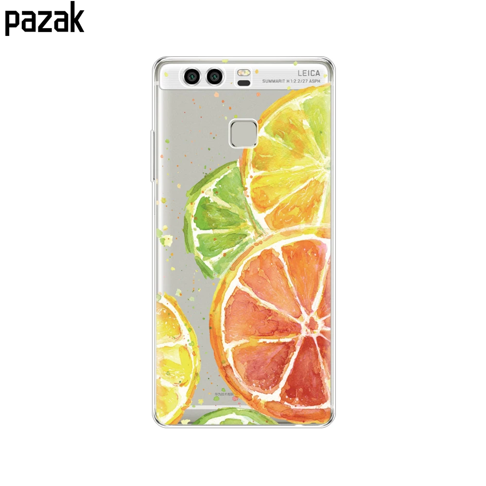 Силиконовый чехол для huawei P9 PLUS мягкий силиконовый из ТПУ p9 lite 2016 защитный