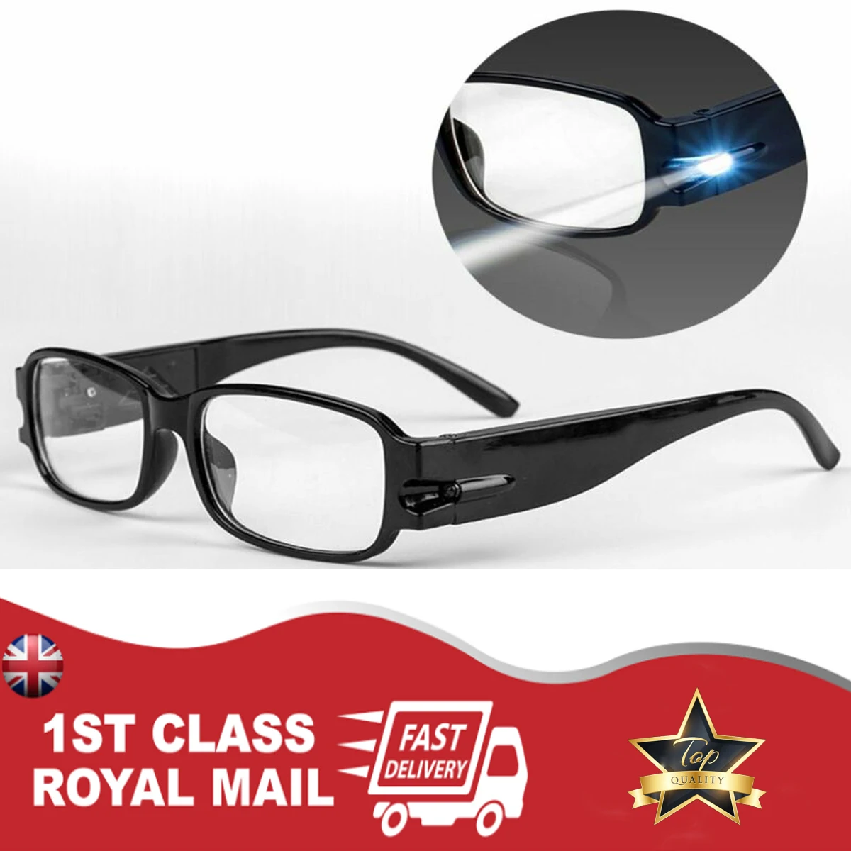 Мужские/женские очки для чтения в оправе светодиодный светильник спальни