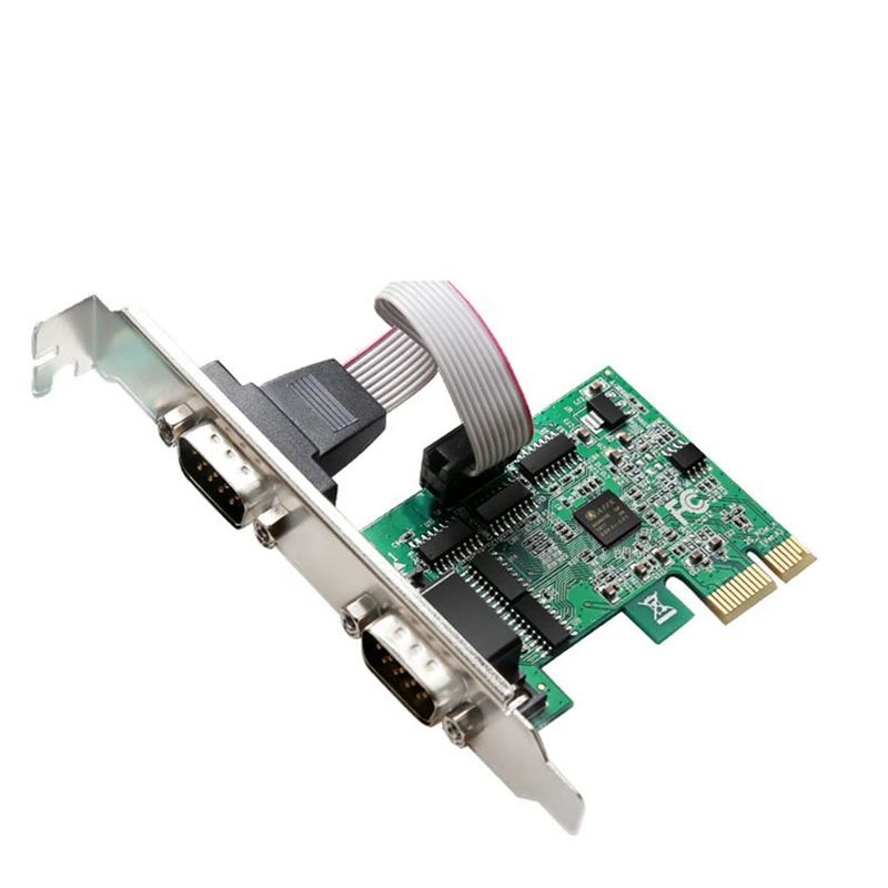 Pcie до двух последовательных Порты RS232 Интерфейс промышленный Управление