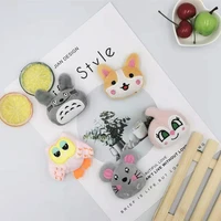 10pcslot diy handmade cute animal dolls padded patches appliques for clothes sewing supplies diy hair decoration