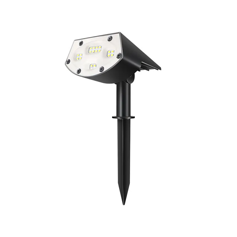 

2020 new solar outdoor garden insert lawn garden wall lamp spotlight