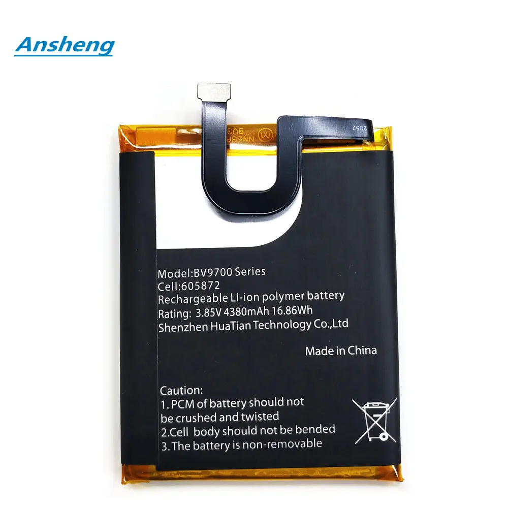 

Original 3.85V 4380mAh BV9700 Battery For Blackview Bv9700 PRO Series 605872 Smartphone