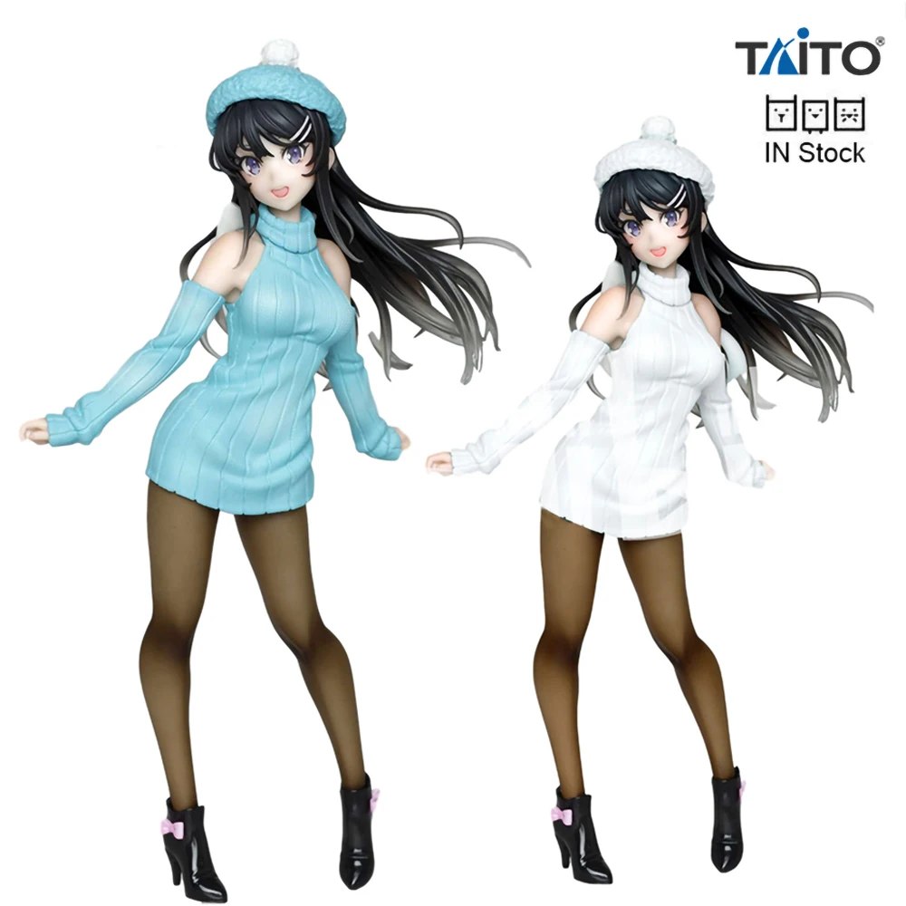 

Оригинальный свитер Taito Coreful с рисунком Sakurajima Mai Ver. 20 см экшн-фигурка аниме модель Украшение коллекционные игрушки подарок