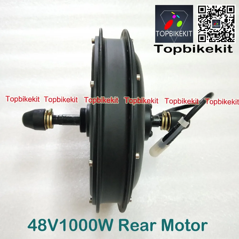 Высокая Мощность 48V1000W Мотор задний мотор 48V1000W двигатель непосредственной передачи вращения+ KT 40A контроллер синусоидальных колебаний