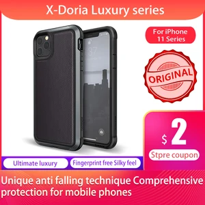 x doria defense lux phone case for iphone 11 pro max military grade drop tested case cover for iphone11 pro aluminum cover coque free global shipping