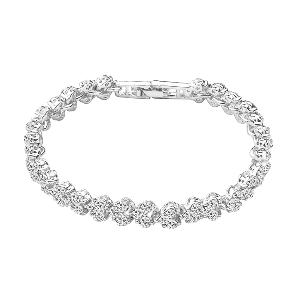 Для женщин браслеты на запястье в виде Мода Полный кубического циркония