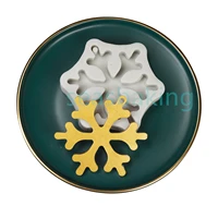 3d christmas decorations snowflake lace chocolate party diy fondant baking cooking cake decorating tools silicone mold