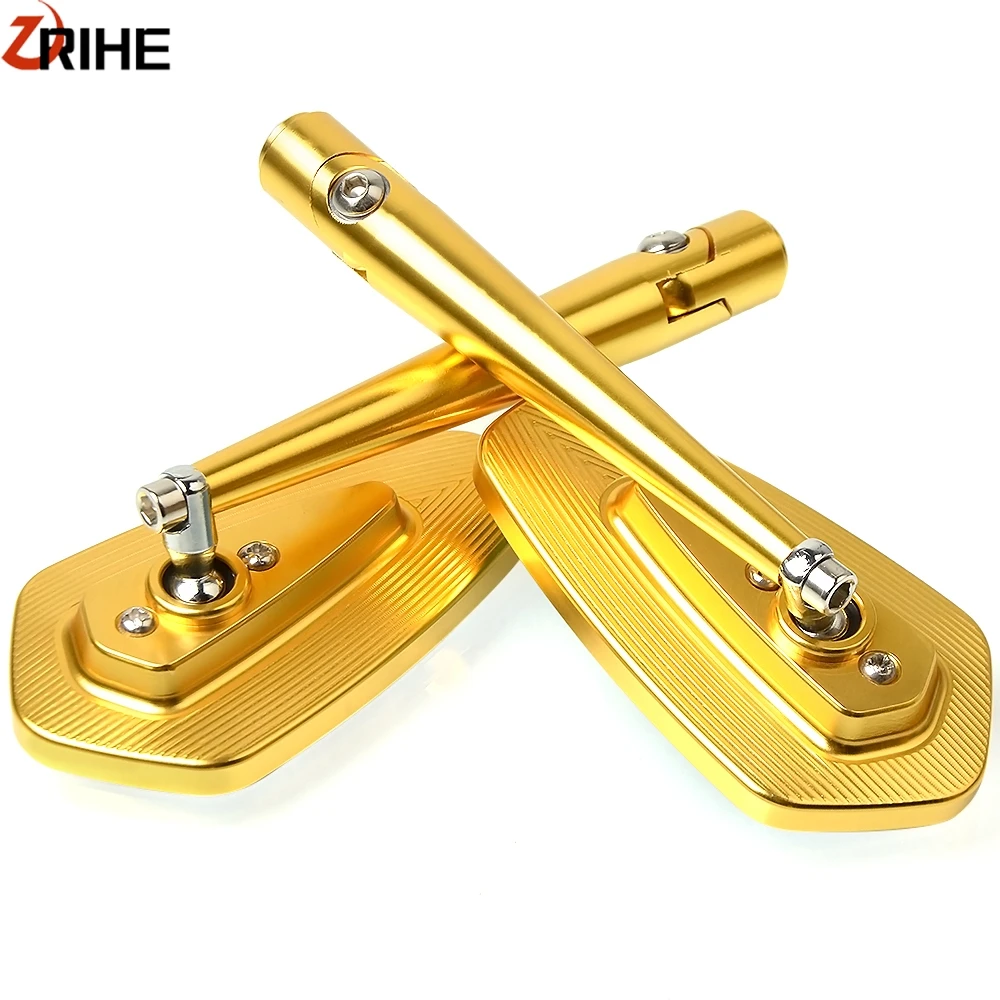 8 мм 10 Универсальное мотоциклетное зеркало заднего вида с ЧПУ мотоциклетные