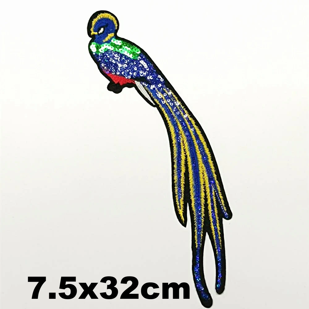 

Accessory large embroidery big bird animal cartoon patches for clothing AZ-3355