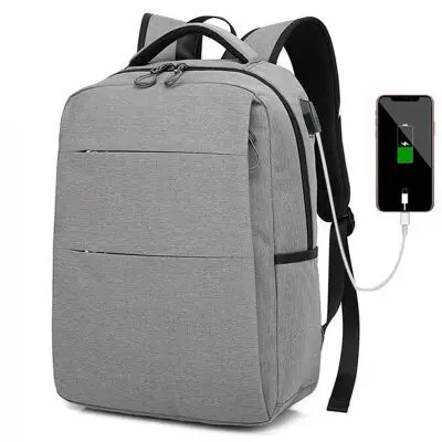【Sinor】DC business backpack men's backpack Korean version trend travel bag leisure female student bag simple and fashionable s22