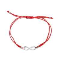 classic infinite symbol red rope bracelets for women adjustable trendy hand jewelry gift dropshipping