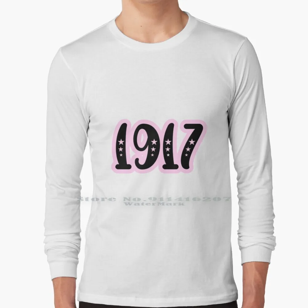 

1917 Stars T Shirt 100% Pure Cotton 1917 Stars Trendy