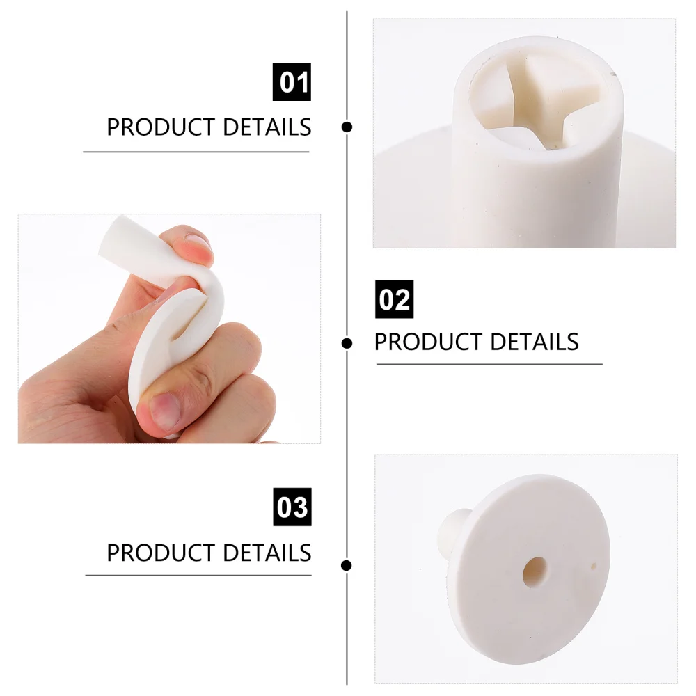 

6pcs Practice Mat Golfs Rubber Tees Portable Holder for Backyard Home