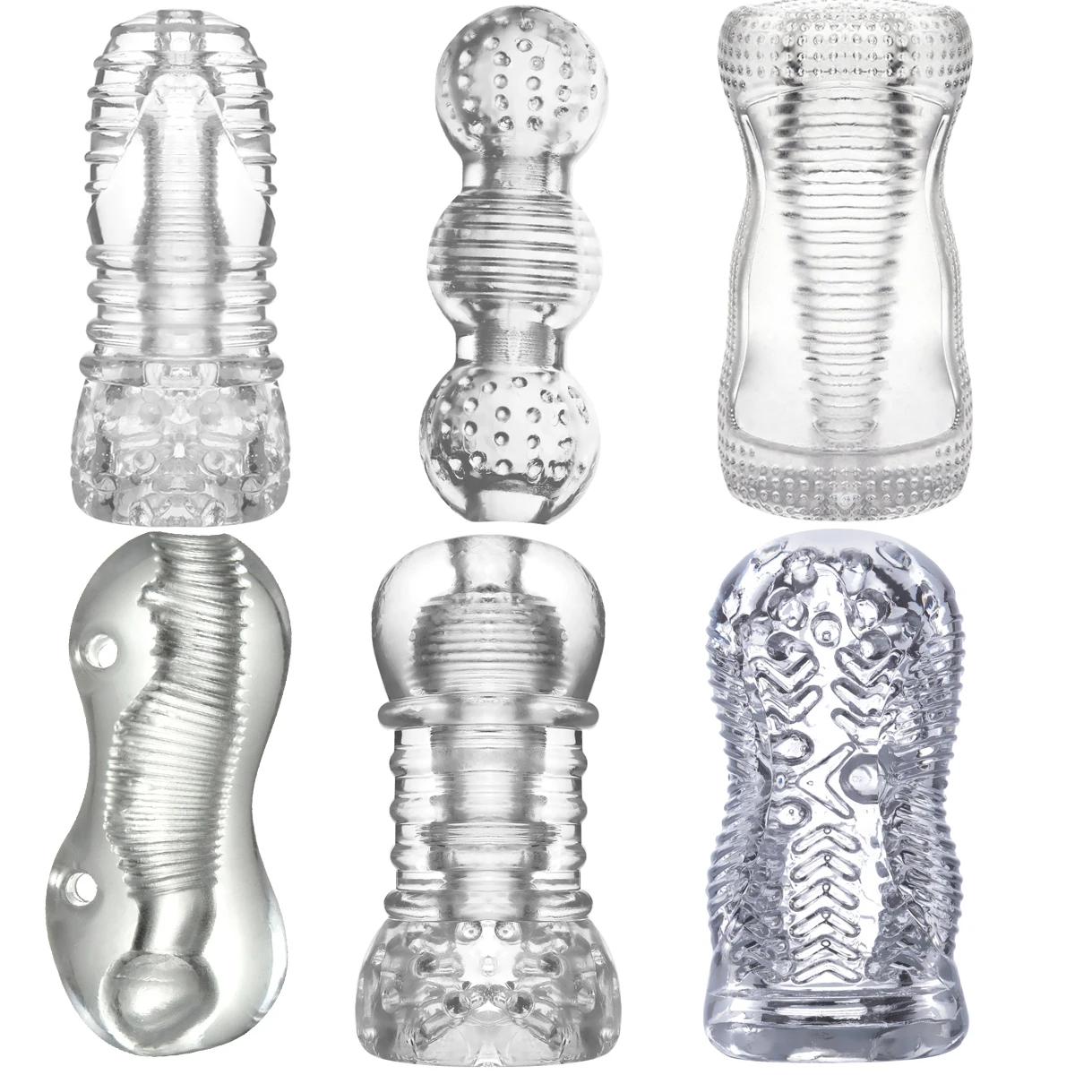 Мужской мастурбатор чашка мягкая киска оральная секс машина игрушка прозрачная