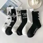 Носки унисекс, Осенние, с бабочкой, в стиле ретро