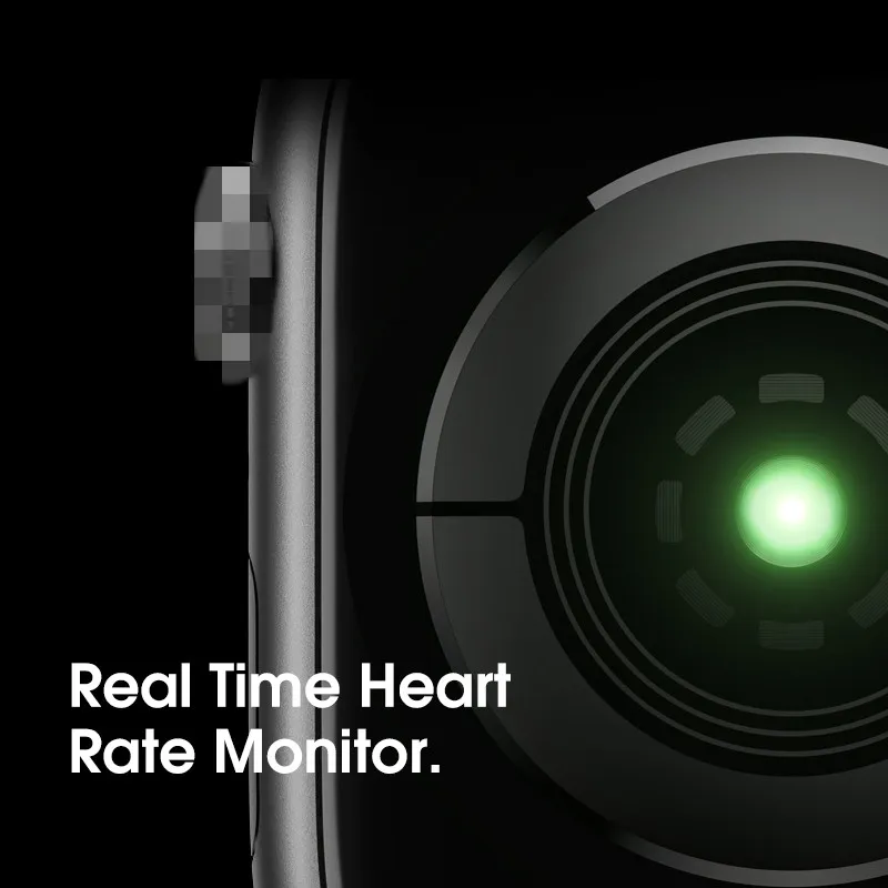 

Drop Shipping IWO 8 PLUS 44mm Smartwatch Heart Rate Metal Smart Watch Case for Apple Watch Iwatch phone