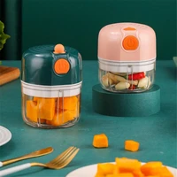 250ml electric baby feeding kitchen tool portable mini children solid food mills usb meat vegetable masher machine