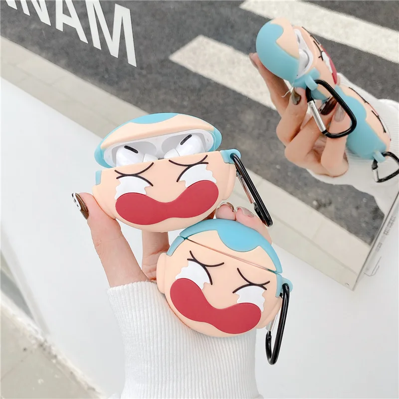 

For Airpods 1/2 Case,Cry Boy Case For Airpods Case,Soft Silicone Earphone Headphone Cover For Airpods Pro Case For Boys