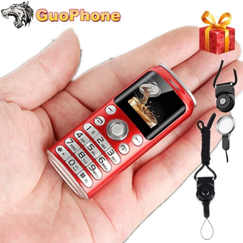 Super Mini K8 Push Button Mobile Phone Dual Sim Bluetooth Camera Dialer 1.0" Hands Telephone MP3 Smallest China Cheap CellPhone