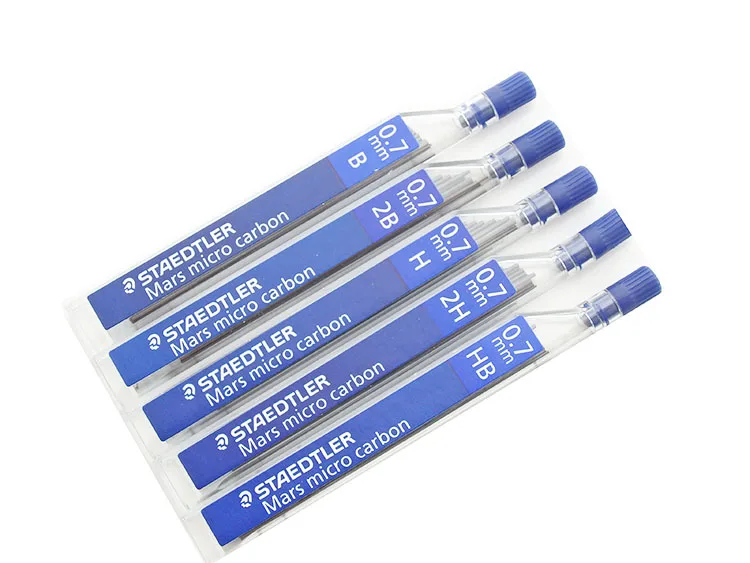 1 трубка STAEDTLER 250 механический карандаш 12/трубки 0 7 мм 2h/ч/HB/B/2B профессиональный