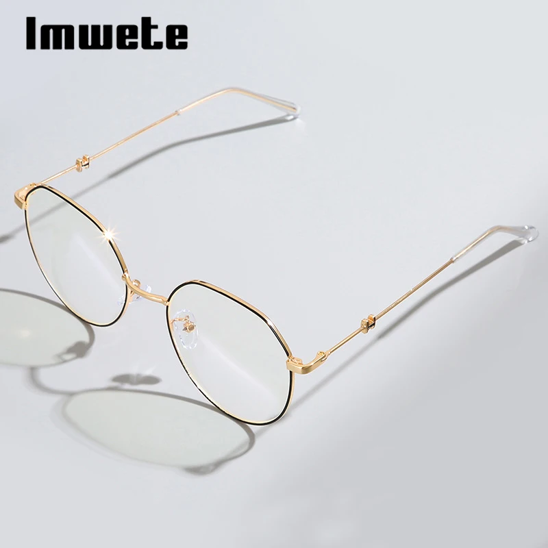 Imwete, анти-синяя буква H, мужские и женские очки, оправа, Ретро стиль, Ретро стиль, фирменный дизайн, женские Украшения, Proctect Eyes от Blue Ray