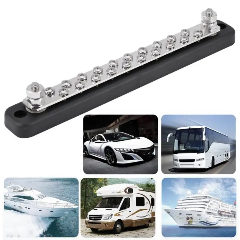 20 позиций 2 шины электрическая Клеммная колодка переменный ток 130 А постоянный 150