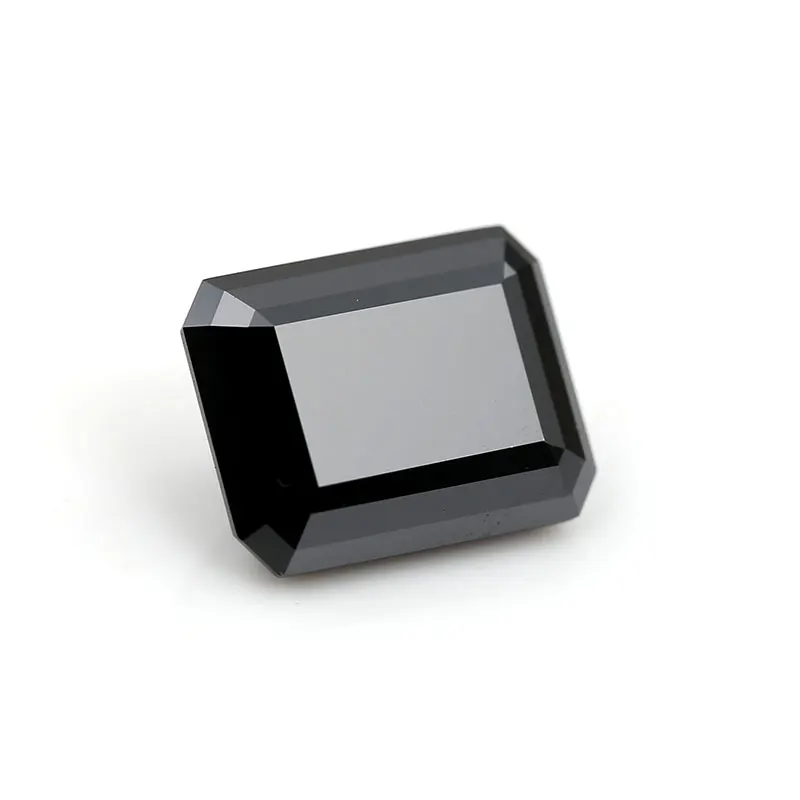 

Black Emerald Cut Moissanite Black Moissanite Diamond Factory Supply Global Market Professional Wholesale Moissanite Manufacture