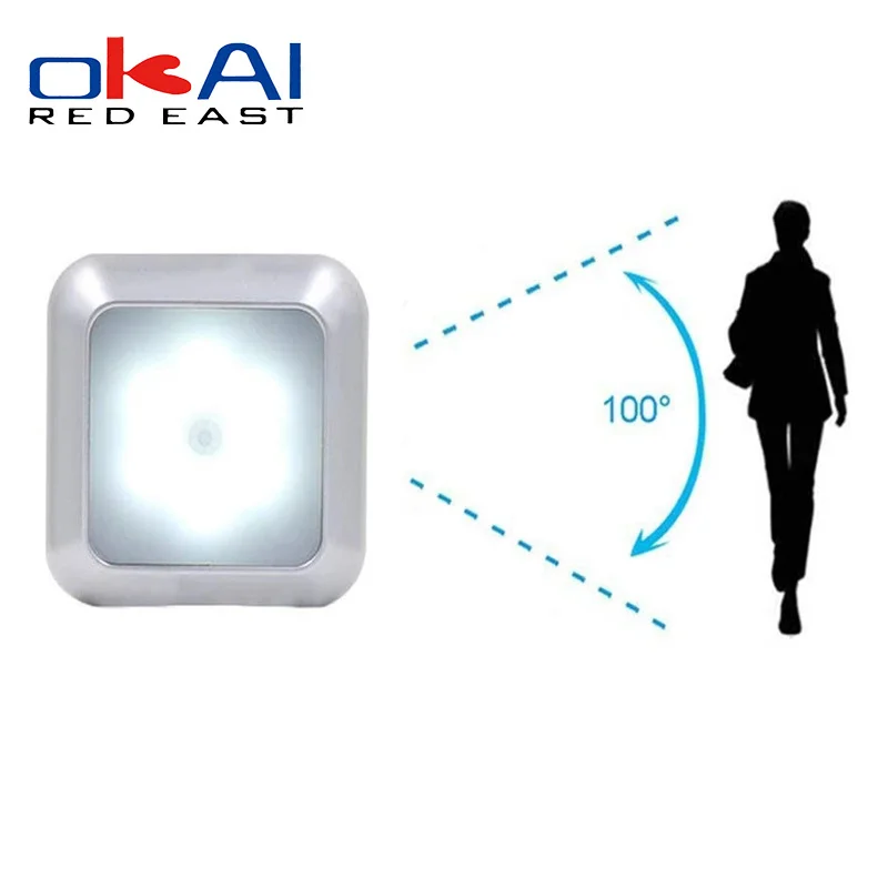 

LED Night Light Wireless Circular Motion Sensor Staircase Corridor Bathroom Bedroom Kitchen Cabinet Light Night Lights Cutelamp