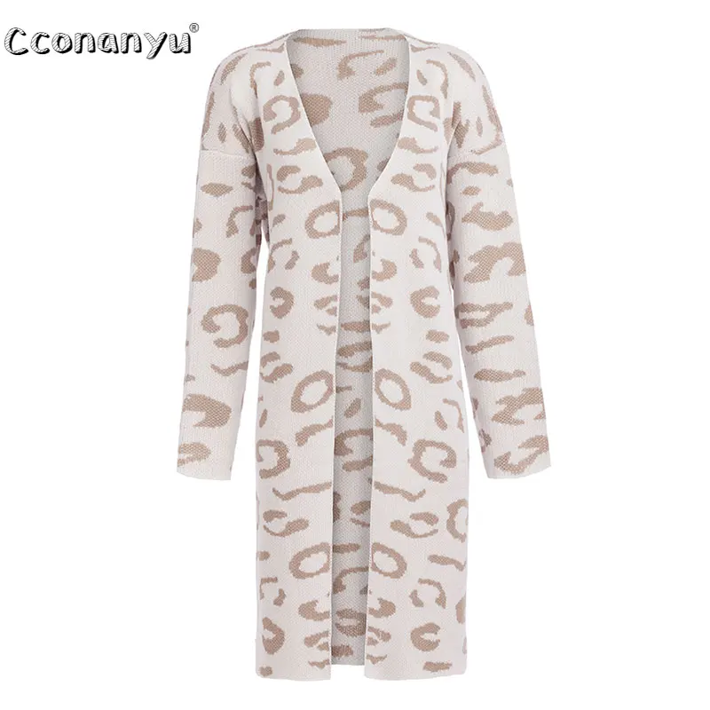 2019 осенний свитер женский длинный рукав пэчворк вязаный открытый передний принт