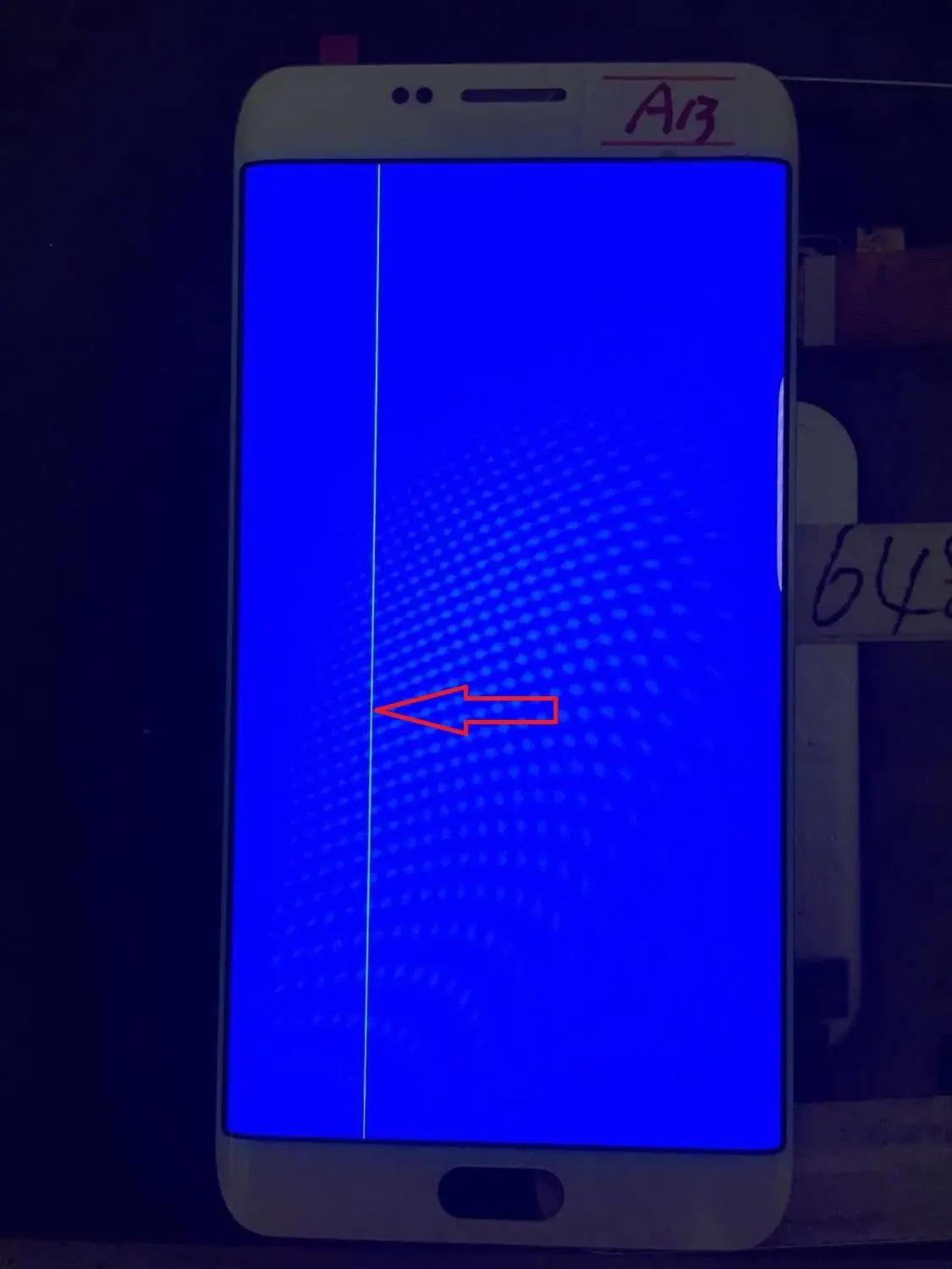 NO.A13 White 5,5 ''AMOLED lcd для SAMSUNG Galaxy s6 edge Plus G928 G928F сенсорный экран дигитайзер дисплей с линейкой - Цвет: NO.A13 White