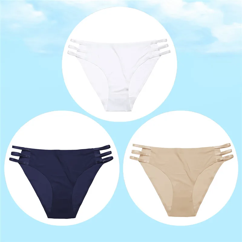 New Arrival Set 3 Бесшовные трусики, комфортные кружевные трусы для женщин, Ажурные кружевные трусики, женское нижнее белье, Модный комплект трусов 5 цветов, мягкое нижнее белье - Цвет: New Arrival Set 3