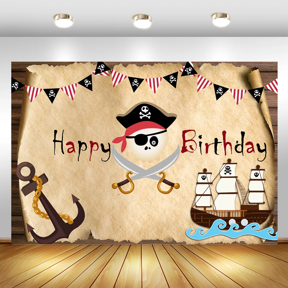Neoback Pirate Bateau Theme Fete D Anniversaire Decor Photo Arriere Plan Vieux Tresor Carte Garcon Fete D Anniversaire Banniere Photographie Decors Leather Bag