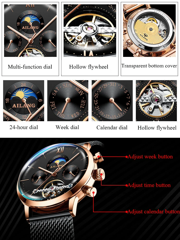 SSS качественные мужские часы tourbillon минималистичные автоматические часы новейший дизайн швейцарское снаряжение Наручные часы дизельные механические часы для мужчин