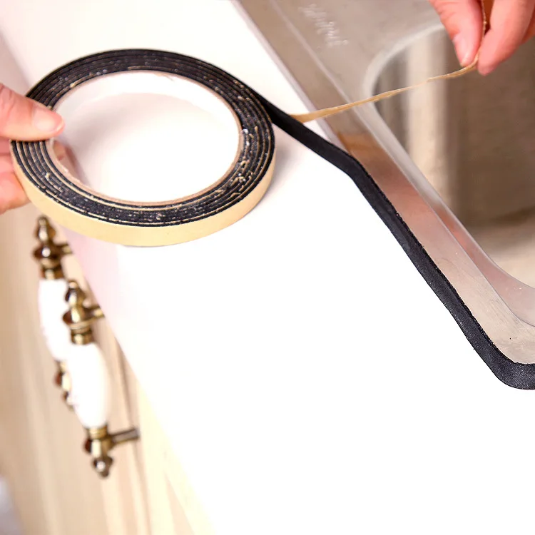 2M Gas Stove Table Gap Anti-fouling Waterproof Anti-mold Strip Self-adhesive Window Slit Kitchen Sink Sealing Tape Adhesive | Дом и сад