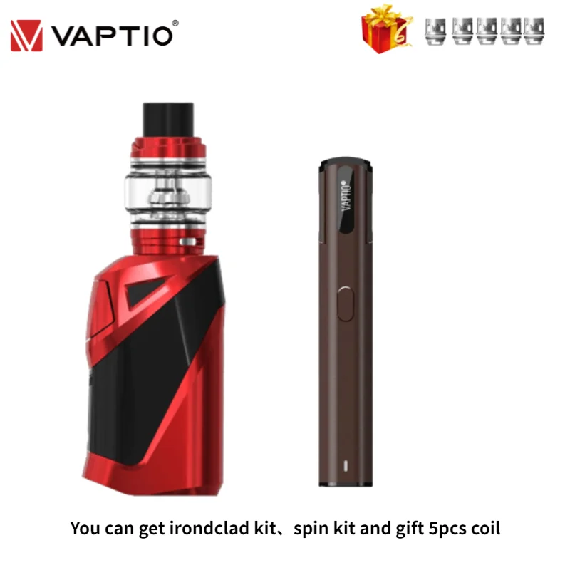[При заказе 10 штук катушка] Vaptio железные C комплектом 50 Вт электронная сигарета