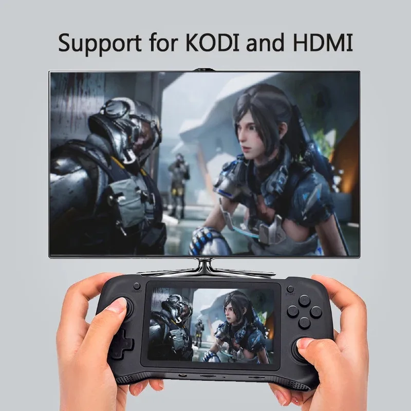 Günstig GP430 Spiel Konsole Raspberry Pi HDMI Ausgang Tragbare Handheld-Spiel-Spieler Für PS1/N64/NDS/SNES Mit 15000 Spiele Retro Konsole