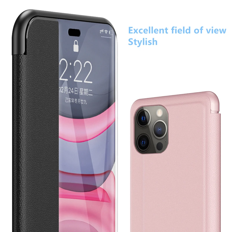 Умный чехол с откидной крышкой для Iphone 12 11 Pro Max 2020 новый кожаный 8 7 6s Plus X Xr Xs SE |