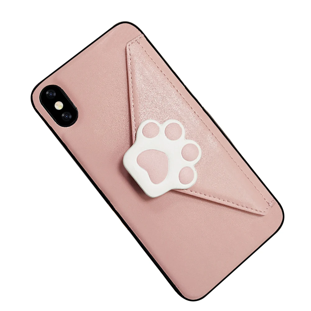 Кошелек держатель для карт ремешок чехол для iPhone 11 Pro Max кожа ТПУ сумка на плечо чехол подставка для iPhone XS MAX XR X 7 8 Plus - Цвет: Pink