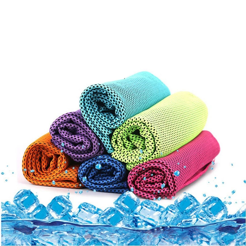 

Outdoor Sport Ice Towel Rapid Cooling Microfiber Quick-Dry Ice Towels For Fitness Yoga Summer Enduring Instant Chill Towel