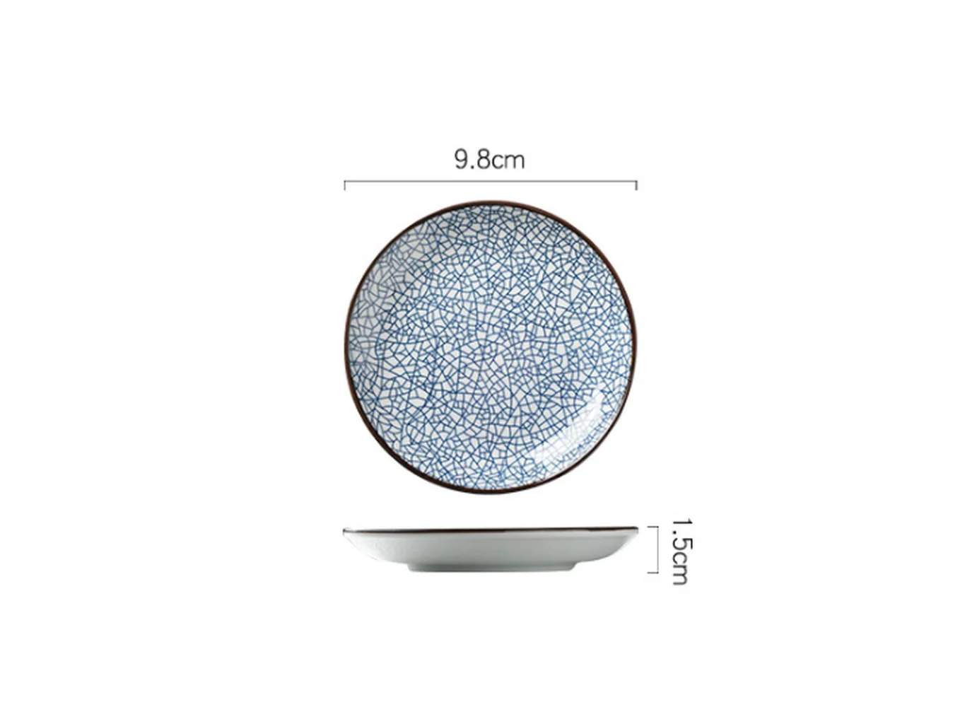 Японская столовая посуда в ретро стиле 9 8*1 5 см керамическое блюдо домашняя