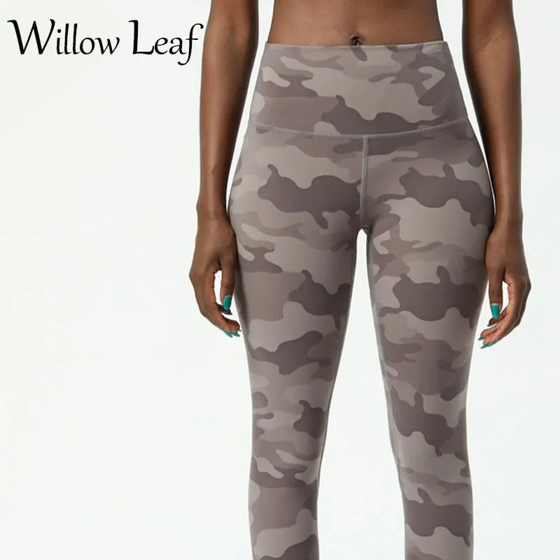 

Женские Бесшовные Леггинсы для фитнеса и йоги с листьями ивы