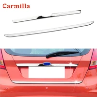 rear door handle trunk cover tailgate trim sticker for ford fiesta 2009 2017 hatchback chrome molding accent styling strip