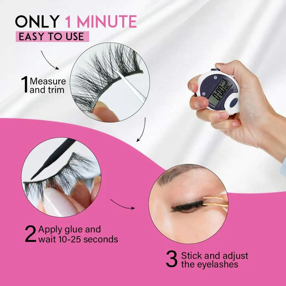 25 мм норковые ресницы 3D Искусственные 100% тестировалось на натуральные длинные