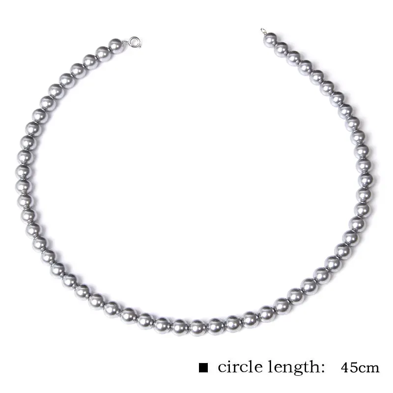 Многоцветный натуральный жемчуг ожерелье пресноводный морской ракушки