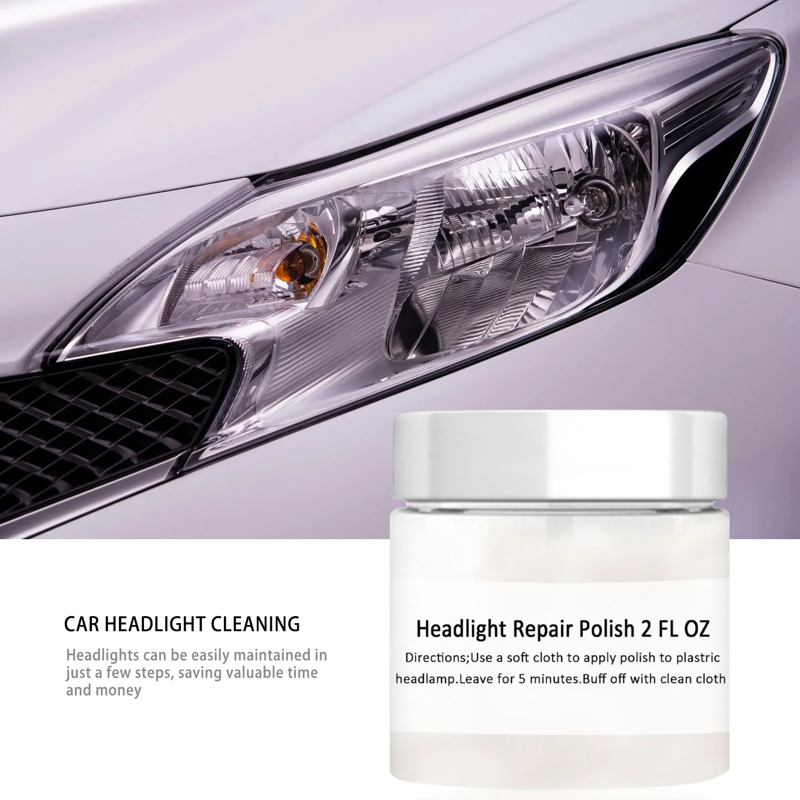

Car Headlight Restorer Scratches Stains Repair Liquid Cleaner Repair Essence Cleaning And Maintenance Drop Shipping